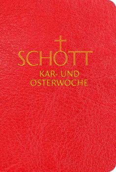Schott-Messbuch hellrot für Kar- und Osterwoche