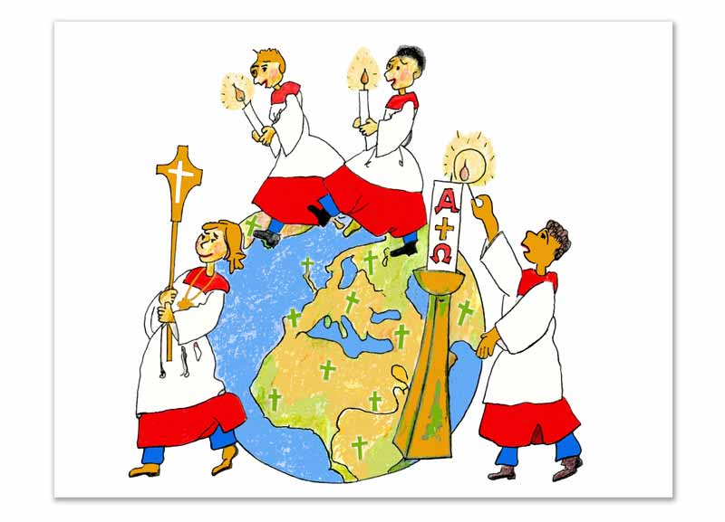Ministranten Malwettbewerb 2015