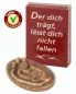 Preview: Handschmeichler aus Bronze 5,3 cm, Der dich trägt...