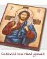 Preview: Ikone Guter Hirte 31 x 22 cm Christus mit Lamm handgemalt