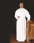 Preview: Priesteralbe 155 cm weiß aus leichter Baumwolle