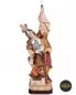 Preview: Heiliger Florian mit Haus Holzfigur 30 cm bemalt