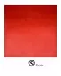 Preview: Seidentuch 90 x 90 cm rot verlaufend Handarbeit