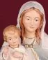 Preview: Madonna mit Kind 20 cm holzgeschnitzt, coloriert