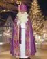 Preview: Nikolausmantel violett Nikolauskleidung mit Stola