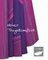 Preview: Rauchmantel Wolle & Seide violett, mit Stola 140 cm