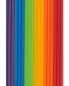 Preview: Rundstreifen 2 x 230 mm Regenbogenfarben Wachs