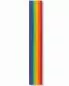 Preview: Rundstreifen 2 x 230 mm Regenbogenfarben Wachs