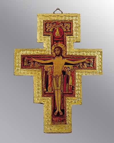Franziskuskreuz 19 x 15 cm