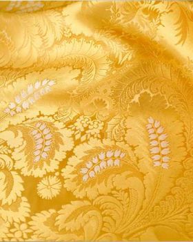 Maiglöckchenbrokat gold silber schwere wertvolle Ausführung
