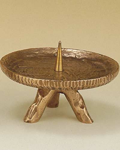 Leuchter aus Bronze gegossen