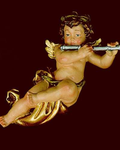 Engel mit Querfl�te 10 cm
