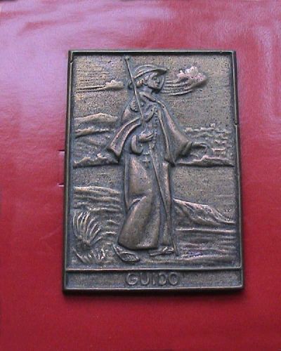 Guido Namenstagsplakette 8 x 6 cm