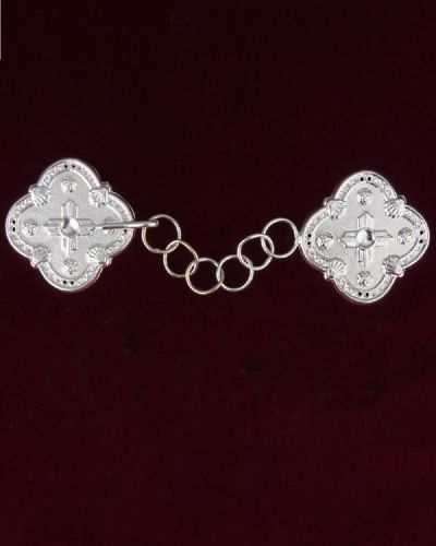Velumschlie�e 6 x 6 cm Vierpassform