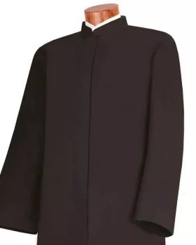 Talar für Priester und Mesner schwarz 140 cm mit Arm