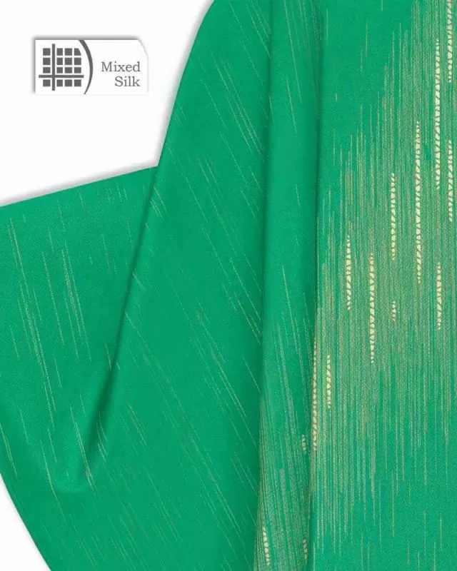 Kasel FLAMMENMEER grün 135 cm, mit Innenstola