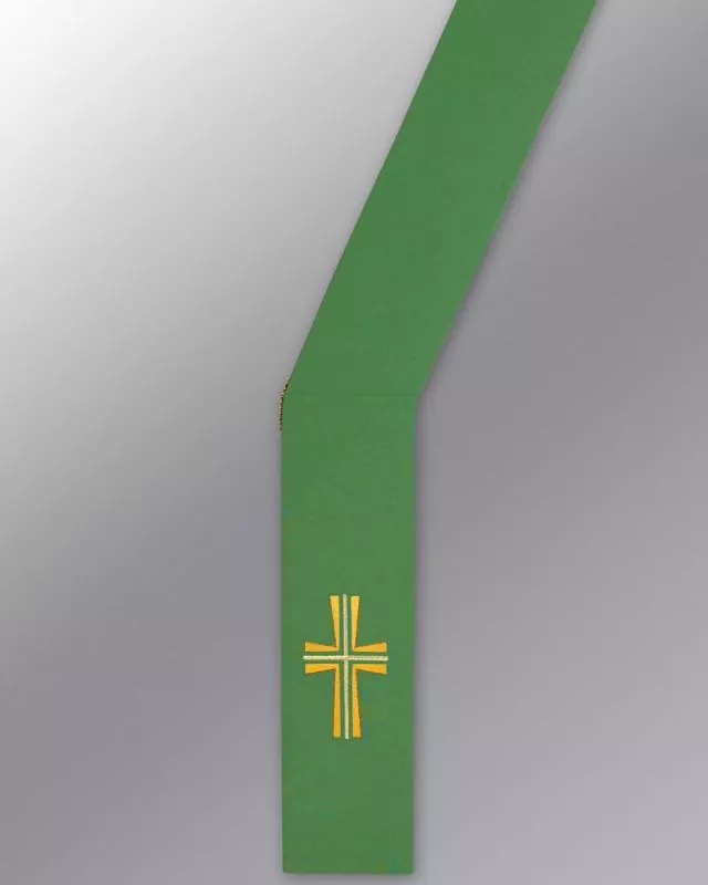Diakonstola strapazierfähig Kreuz gestickt