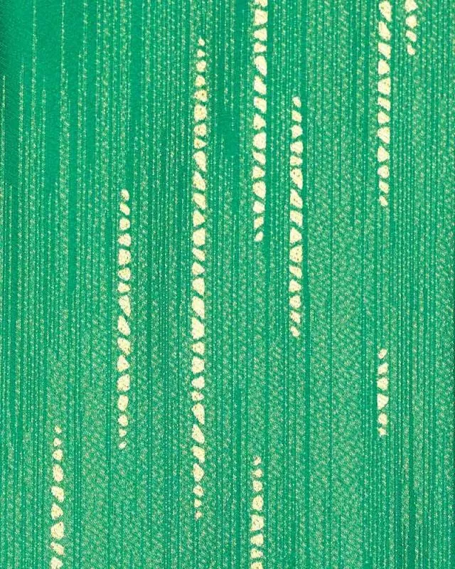 Kasel FLAMMENMEER grün 135 cm, mit Innenstola