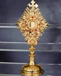 Reliquary, baroque, gold-plated