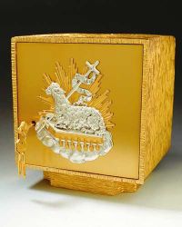 Tabernacle with relief depiction of the 