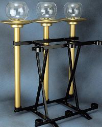 Flambeauxst�nder f�r 10 Stangen bis 35 mm �
