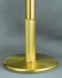 Base, matte brass