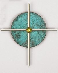 Edelstahlkreuz aus filigranen Edelstahlst�ben