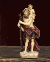 Hl. Christophorus mit Kind, 6 cm hoch