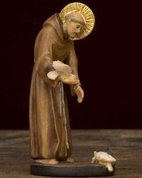 Franziskus mit V�geln, 7 cm hoch