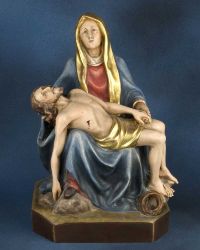 Pieta 42 cm, religi�se Kunst aus dem Gr�dnertal.