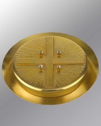 Pyx with 4 rock crystals