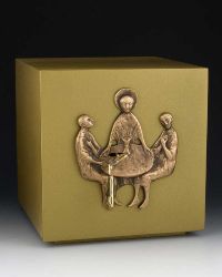 Tabernacle with bronze depiction of the “Emmaus Disciples&