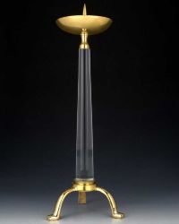 Candlestick with Plexiglass, 40 cm