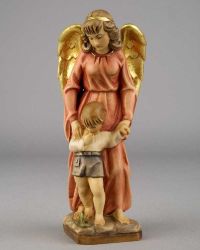Schutzengel mit Jungen 16 cm