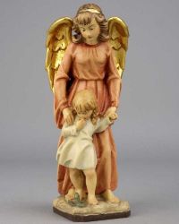 Schutzengel mit M�dchen 18,5 cm