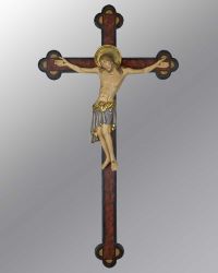 Kreuz mit kleeblattf�rmigen Enden, 28 cm hoch