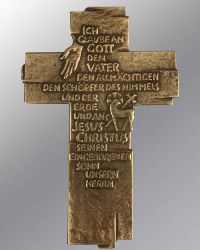 Bronzekreuz „Glaubensbekenntnis“