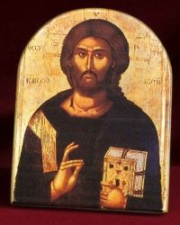 Ikone "Pantokrator" 11.5 x 15 cm