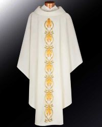 Kasel mit floralem Design