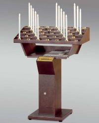 Opferlichttisch elektrisch f�r 21 Kerzen