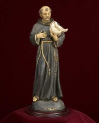 Hl. Franziskus 29 cm hoch - Kunstharz