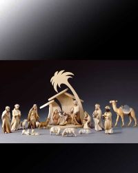 Krippe mit Stall Figurengr��e 16 cm