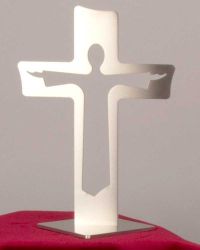 Stehkreuz aus Edelstahl