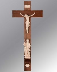 Pilgerkreuz braun gebeizt
