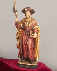 Hl. Jacobus holzgeschnitzt, 20 cm hoch