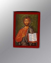 Ikone Christus Pantokrator 9,5 x 7 cm