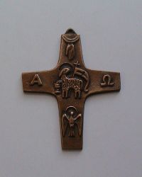 Bronzekreuz Lamm Hl. Geist A/O Restposten