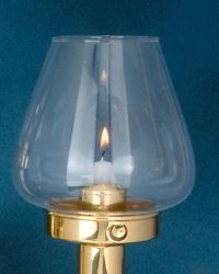 Ersatzglas in Zwiebelform, 13 cm �