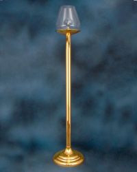 Standleuchter mit Windschutzglas