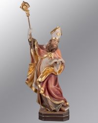 Hl. Bischof mit Buch 20 cm hoch Holzfigur